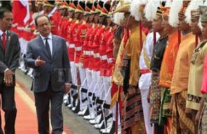 프랑스 대통령 인도네시아방문