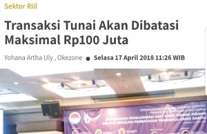 현금거래 1억루피아 이상 제한 대통령 발표할 듯… 부패척결조치