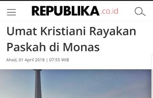 모나스 광장 부활절 연합예배 3만명 참여