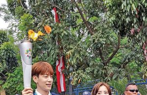 케이스타그룹, 아시안게임 성화 봉송 참여