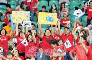 한국 자카르타서 일본에 2위 내줘