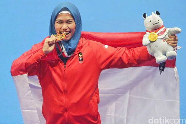 인도네시아 첫 금메달 리스트