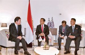 조코위 대통령은 한반도 중재자 이낙연 총리와 리룡남 부총리 3자 회담 마련