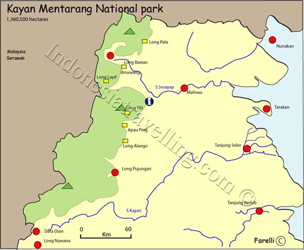 Kayan-Mentarang-National-park-map