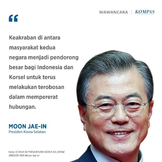 Kompas紙 문재인 대통령 특별 서면 인터뷰