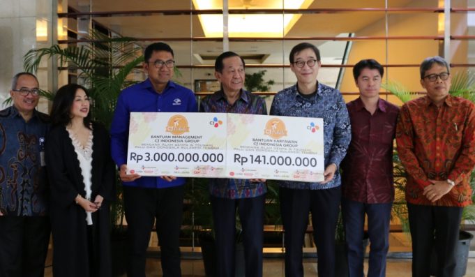 CJ Indonesia, Palu와 Donggala 구호금 31억 루피아 기부
