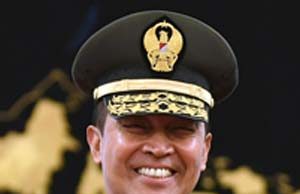 육군 사령관 안디까쁘르까사 장군임명