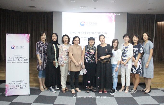 한국문화원,‘2019년 1학기 문화강좌 미술반 작품전시회’개최