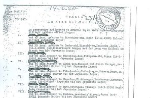 바타비야 임시군정 일본군 성노예 위안소 재판 “사형” 판결 집행