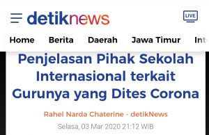 자카르타 ACG SCHOOL 16일까지 2주간 임시휴교…왜?