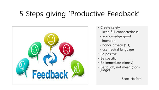 5 Steps for Giving Productive Feedback 
