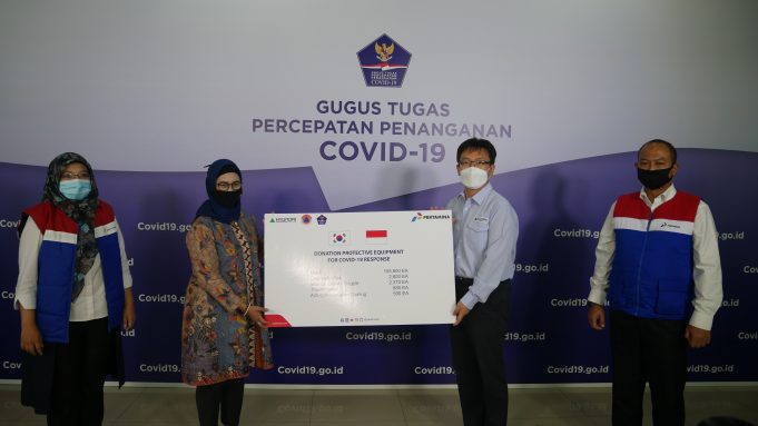 현대엔지니어링, 인도네시아 국가재난방지청에 Covid-19 관련 방역물품 지원