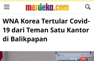 인도네시아서 한국인 첫 코로나19 확진자 발생