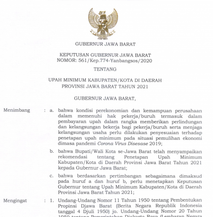 2021년도 시군단위 최저임금 UMK 발표…평균 2~5% 인상