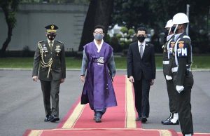 주인도네시아 대사 신임장 제정식