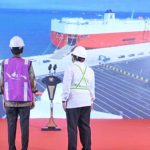 빠팀반 국제항구 소프트 런칭에서 첫 번째 수출로 자동차 140대를 선적했다