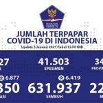 1월3일 확진자 현황