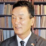 채만용 회장 땅그랑반튼한인회