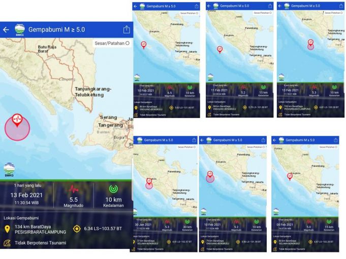 람풍 서부 해안 쌍둥이 강진… 14일동안 7번 강진