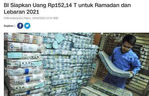 각 은행 2021년 르바란 152조 1400억 루피아 필요”