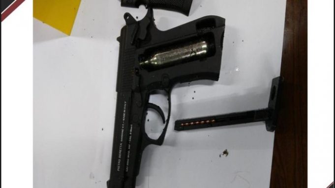 경찰본부 총격에 사용된 살상용 공기총