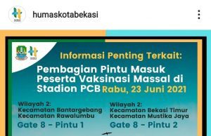 #백신접종. 버카시 지역 COVID-19 예방 접종 안내(6월22일 업데이트)