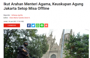 천주교 “대면 미사 중지” 개신교단 “어려운 시기에 실천이 참된 예배”