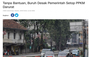 노동자협회, 생계지원과 코로나 검사비용 지원해 달라…5가지 요구사항