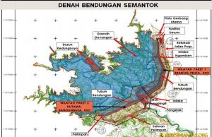 동남아 가장 긴 3,100m Semantok댐 2022년 완공