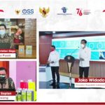 OSS RBA 공식 런칭 행사장에서 조코위 대통령