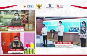 조코위 대통령, OSS 서비스 공식 시작 발표
