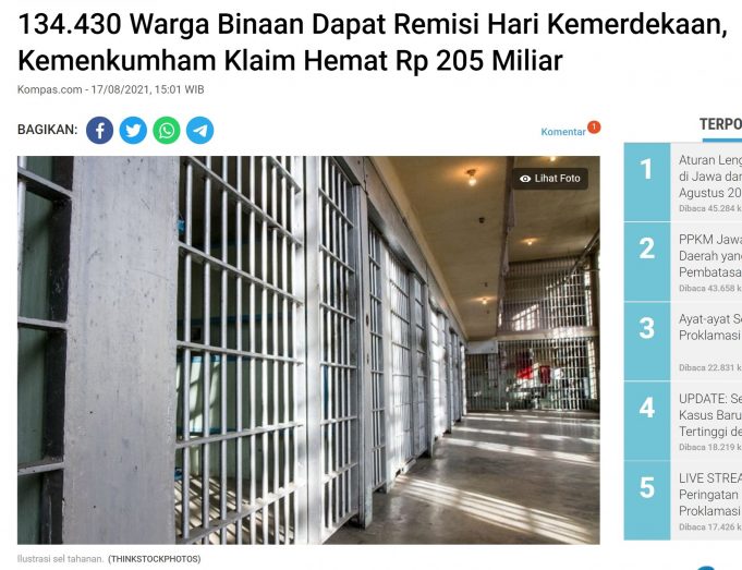 76주년 독립기념 134,430명 사면