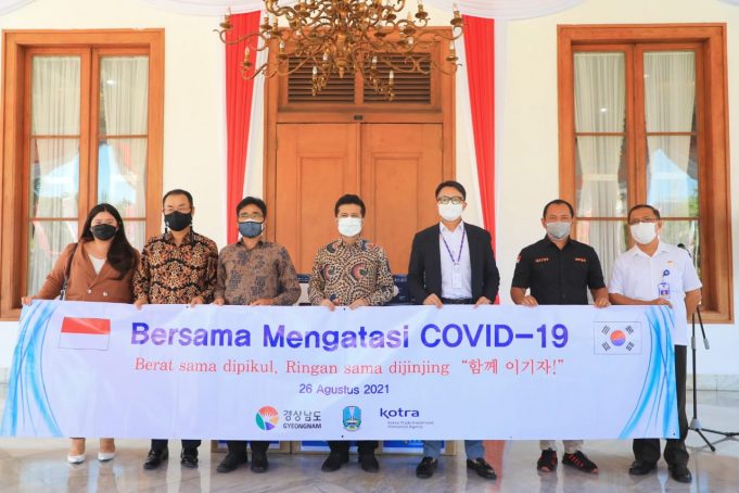 경남도, 해외 자매결연지역인 동부자와주에 코로나19 방역 마스크 지원