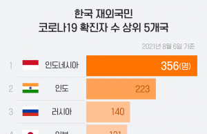 재외국민 국가 코로나19 확진자 사망자 인도네시아 1위 ‘최다’