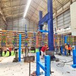 대나무 지지대 Semarang-Demak Dibangun Pakai Bambu