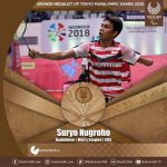 배드민턴 부문에서 Dheva Anrimusthi는 은메달, Suryo Nugroho는 동메달을 획득-
