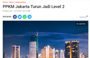 자카르타외 수도권 주요 도시 2단계 PPKM 지정… 전국 목록