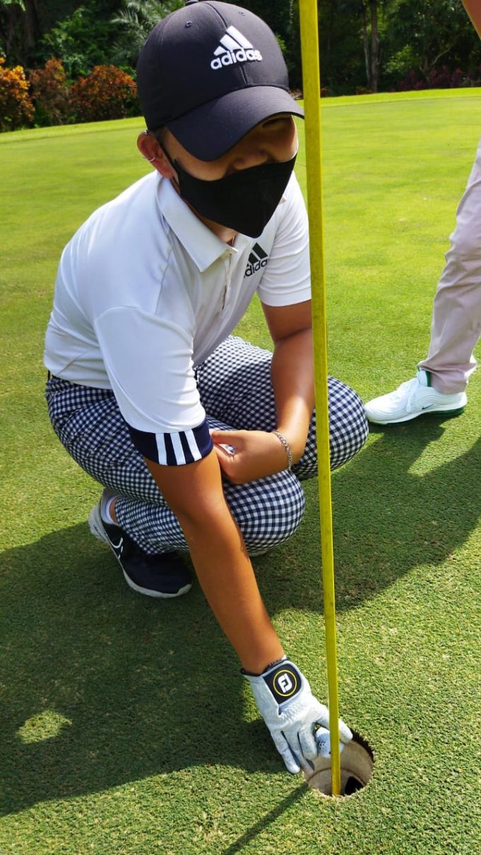 레슨 6개월 만에 홀인원… 주인공은 9학년 강효정 양