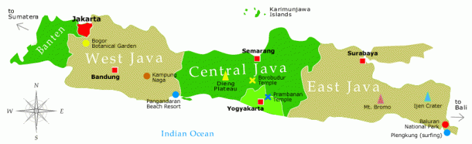 자와 섬에서 UMR 급여가 가장 높고 낮은 지역