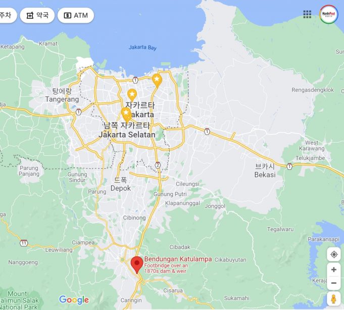 자카르타 주정부, 카툴람파 댐 ‘경보 3단계’ 발령에 홍수 대비 태세 격상