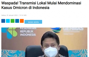 Omicron 감염 18개 지역으로 확산 중… COVID19 신규 환자 4,878명으로 급증세