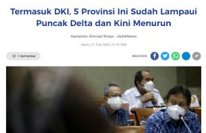 코로나 자와 발리외 지역으로 이동 중… 자카르타는 정점 지나