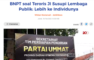 대테러청 “JI 테러리스트, 정당 침투”