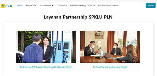 PLN은 공공 전기 자동차 충전소 SPKLU 파트너가 되고자 하는 기업을 위한 특별 웹사이트, https://layanan.pln.co.id/mitra-bisnis-spklu를 준비했다.