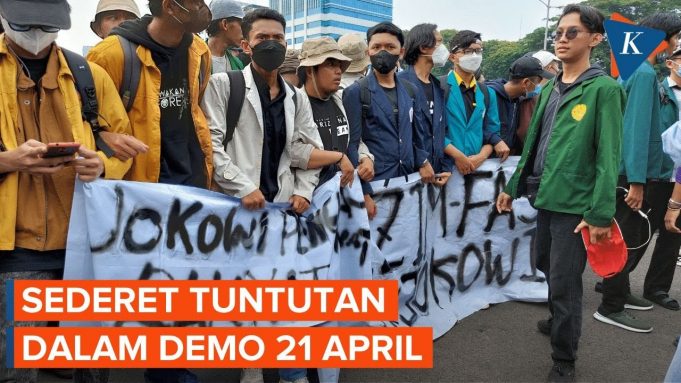 4월 21일 시위 대학생, 노동 사회 여성단체까지 합류… “집권연장 유가 식용유 인상 반대”