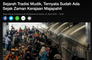 2025년 르바란 이후 자카르타 인구 유입 단속 금지