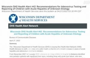 한국내 ‘원인불명 소아 급성간염’ 의심 사례 4건 추가…총 17건