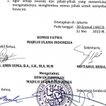 2022 희생제물 MUI FATWA 지침서