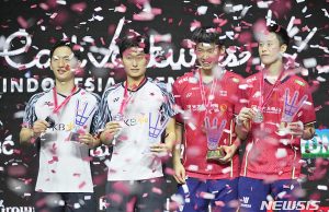 최솔규-김원호, 인니오픈 남자복식 은메달