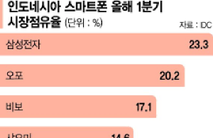 “세계 스마트폰 출하 8년 만에 최저”